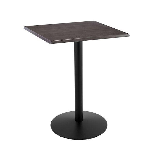 42" Tall In/Outdoor All-Season Table, 30" x 30" Square Charcoal Top